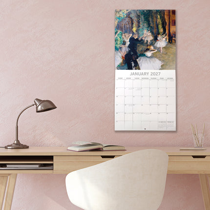 Degas 2027 Premium Square Wall Calendar lifestyle image