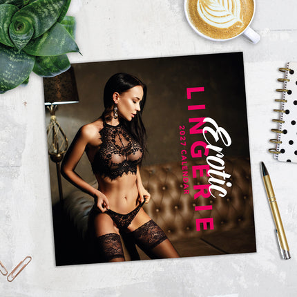 Erotic Lingerie 2027 square wall calendar - image detail