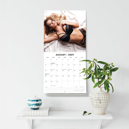 Erotic Lingerie 2027 square wall calendar - wall display