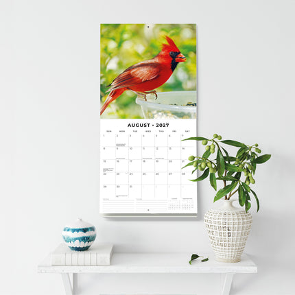 Exotic Birds 2027 square wall calendar - wall display