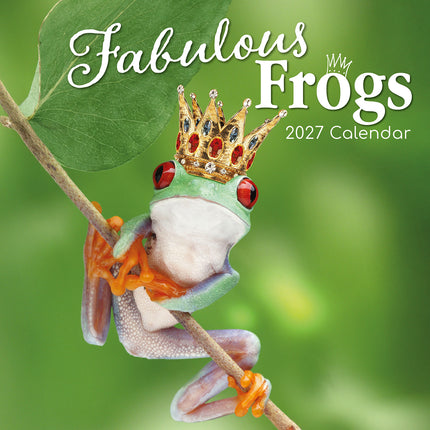 Fabulous Frogs 2027 Premium Square Wall Calendar cover