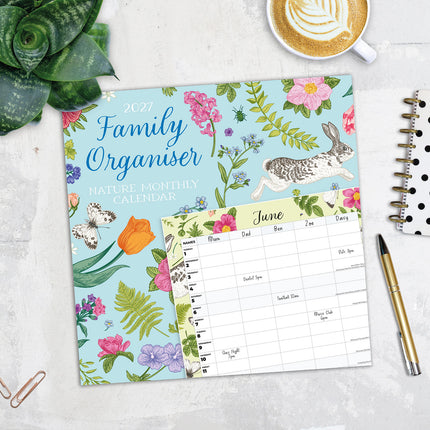 Family Organiser - Nature 2027 square wall calendar - image detail