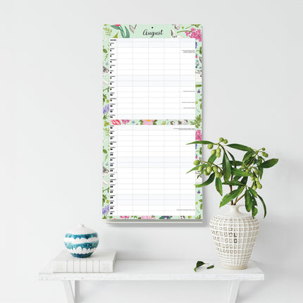Family Organiser - Nature 2027 square wall calendar - wall display