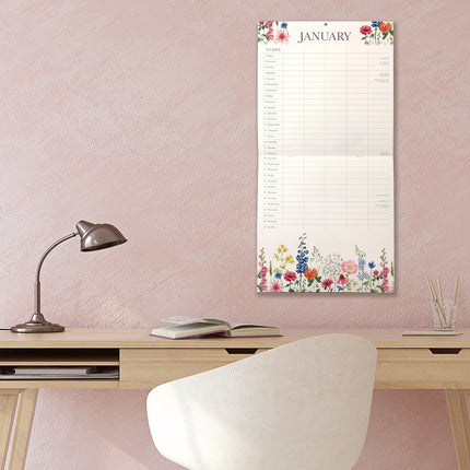 Wild Harmony Family Organiser 2027 Premium Square Wall Calendar lifestyle image