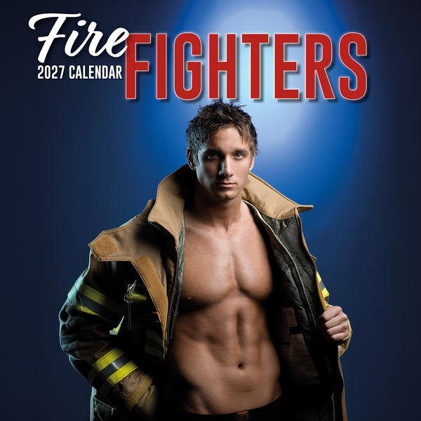 Firefighters 2027 Premium Square Wall Calendar cover