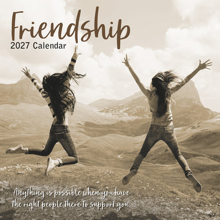 Friendship 2027 Premium Square Wall Calendar cover