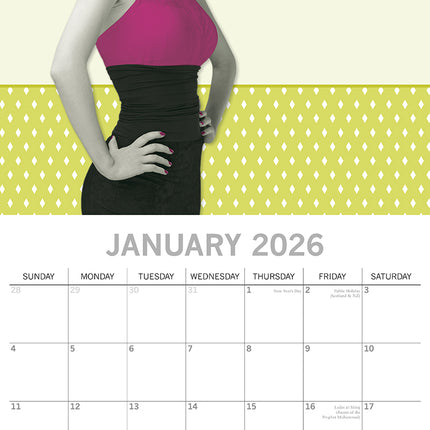 Bitchy Talk - 2026 Square Wall Calendar 16 Months Funny Planner New Year Gift