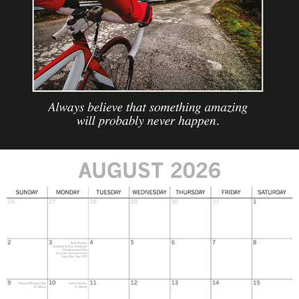 Demotivation - 2026 Square Wall Calendar 16 Months Funny Planner New Year Gift