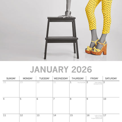 Women's Wit - 2026 Square Wall Calendar 16 Months Funny Planner New Year Gift