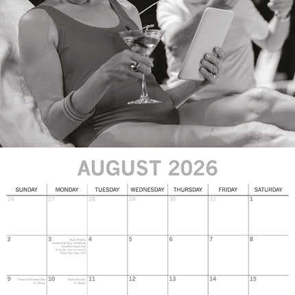 Wrinkly Wit - 2026 Square Wall Calendar 16 Months Funny Planner New Year Gift