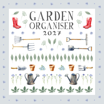Garden Organiser 2027 Premium Square Wall Calendar cover