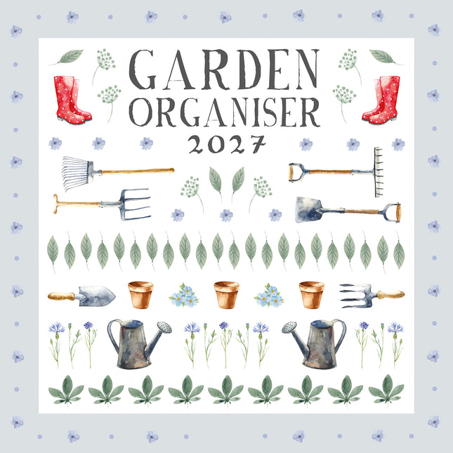 Garden Organiser 2027 Premium Square Wall Calendar cover