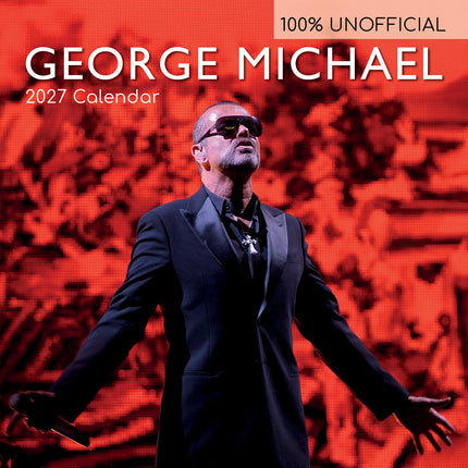 George Michael 2027 Premium Square Wall Calendar cover