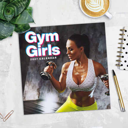 Gym Girls 2027 square wall calendar - image detail