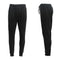 Mens Unisex Fleece Lined Sweat Track Pants Suit Casual Trackies Slim Cuff XS-4XL - Black