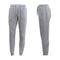 Mens Unisex Fleece Lined Sweat Track Pants Suit Casual Trackies Slim Cuff XS-4XL - Light Grey