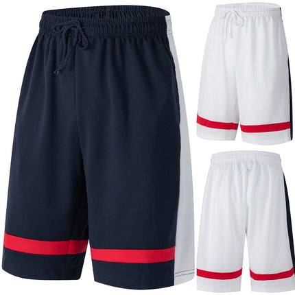 mens-casual-sweat-shorts-w-stripe-drawstring-pockets-elastic-waist-sports-pants