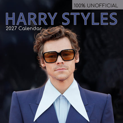 Harry Styles 2027 Premium Square Wall Calendar cover