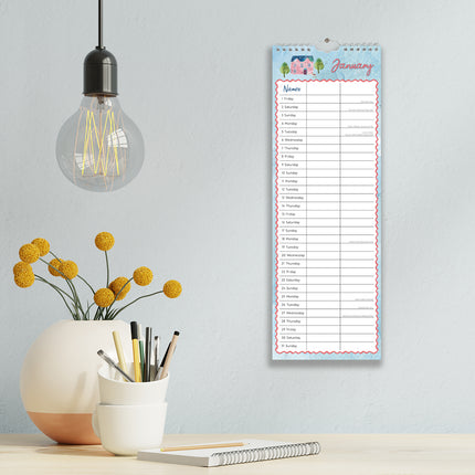 Home Organiser - Country Life 2027 Premium Slim Wall Calendar lifestyle image