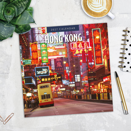 Hong Kong 2027 square wall calendar - image detail