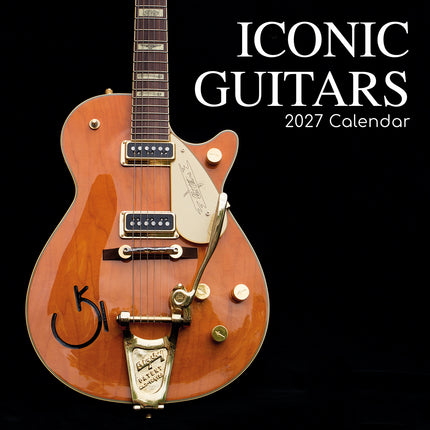 Iconic Guitars 2027 Premium Square Wall Calendar cover