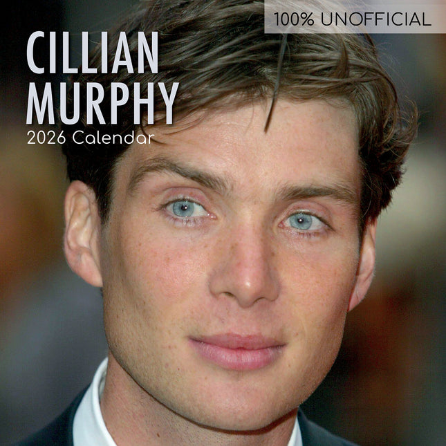 Cillian Murphy - 2026 Square Wall Calendar 16 Months Planner Xmas New Year Gift
