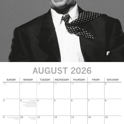 David Bowie - 2026 Square Wall Calendar 16 Month Planner Christmas New Year Gift