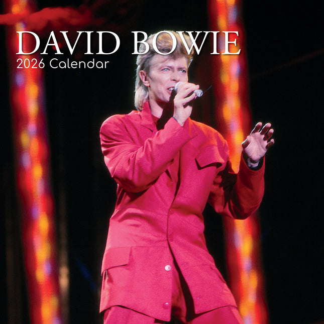 David Bowie - 2026 Square Wall Calendar 16 Month Planner Christmas New Year Gift