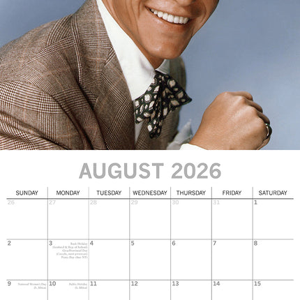 Frank Sinatra 2026 Square Wall Calendar 16 Month Planner Christmas New Year Gift