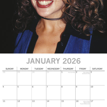 Kylie Minogue 2026 Square Wall Calendar 16 Month Planner Christmas New Year Gift