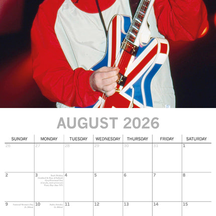 Oasis - 2026 Square Wall Calendar 16 Months Home Planner Christmas New Year Gift