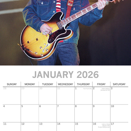 Oasis - 2026 Square Wall Calendar 16 Months Home Planner Christmas New Year Gift