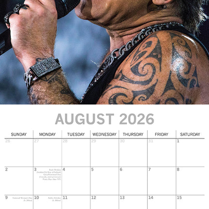 Robbie Williams - 2026 Square Wall Calendar 16 Months Planner Xmas New Year Gift