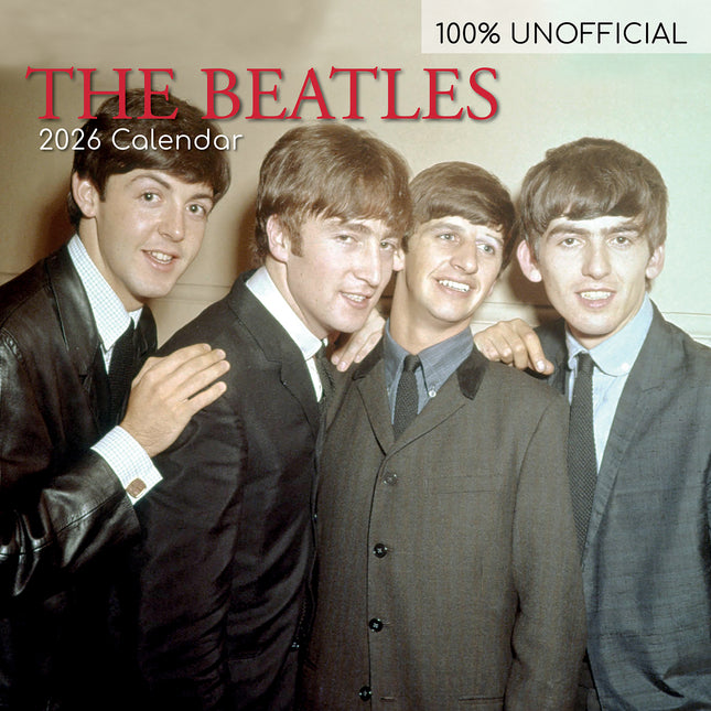 The Beatles - 2026 Square Wall Calendar 16 Month Planner Christmas New Year Gift