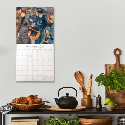 Impressionists 2027 Premium Square Wall Calendar lifestyle image