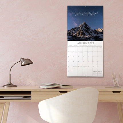 Inspiration 2027 Premium Square Wall Calendar lifestyle image