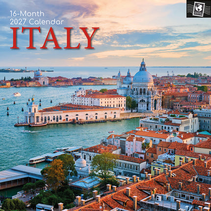 Italy 2027 Premium Square Wall Calendar cover