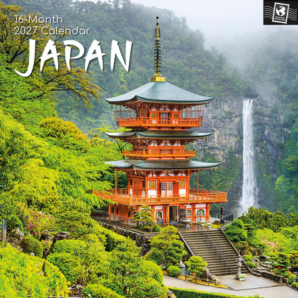 Japan 2027 Premium Square Wall Calendar cover
