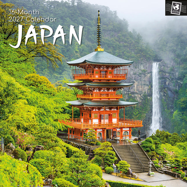 Japan 2027 Premium Square Wall Calendar cover