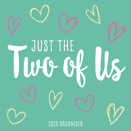 Just the Two of Us - 2025 Square Wall Calendar 16 Months New Year Planner Gift