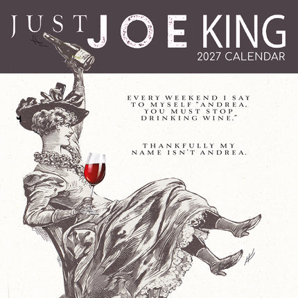 Just Joe King 2027 Premium Square Wall Calendar cover