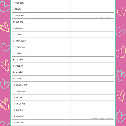 Just the Two of Us - 2025 Square Wall Calendar 16 Months New Year Planner Gift