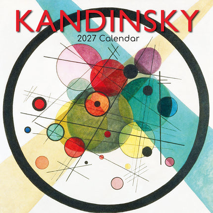 Kandinsky 2027 Premium Square Wall Calendar cover