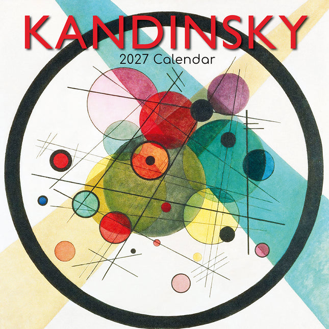 Kandinsky 2027 Premium Square Wall Calendar cover