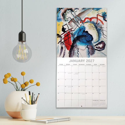 Kandinsky 2027 Premium Square Wall Calendar lifestyle image