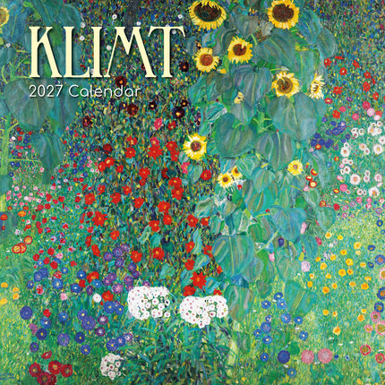 Klimt 2027 Premium Square Wall Calendar cover