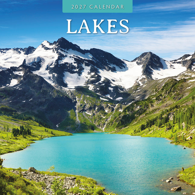 Lakes 2027 square wall calendar - front cover