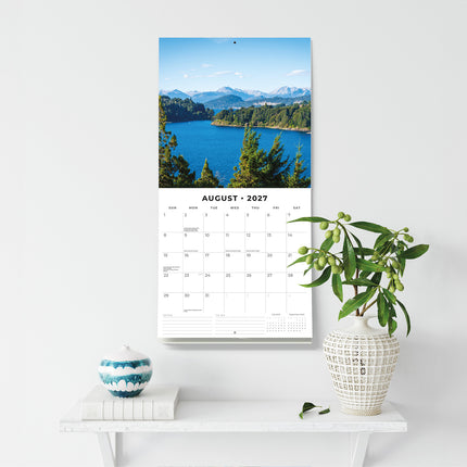 Lakes 2027 square wall calendar - wall display