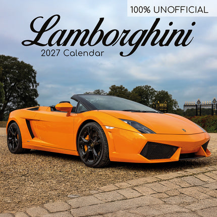 Lamborghini 2027 Premium Square Wall Calendar cover