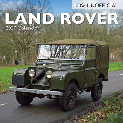 Land Rover 2027 Premium Square Wall Calendar cover